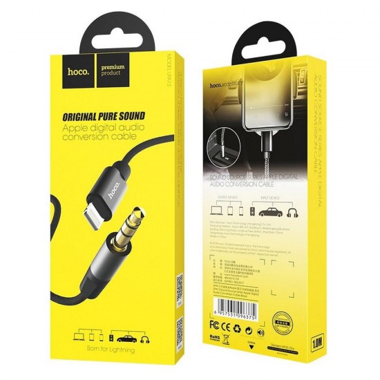 Hoco UPA13 Sound Source Series IP Digital Audio Conversion Black Кабел