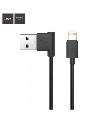 Hoco UPL11 L Shape Lightning Charging Black Кабел