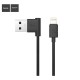 Hoco UPL11 L Shape Lightning Charging Black Кабел