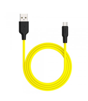 Hoco X21 Plus Micro USB Black&Yellow Кабел