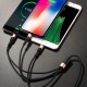 Hoco X26 Xpress One Pull Three Charging Black&Gold Кабел