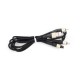 Hoco X26 Xpress One Pull Three Charging Black&Gold Кабел