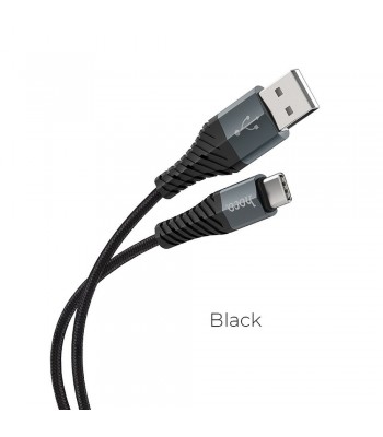 Hoco X38 Cool Charging Data Type-C Black Кабел