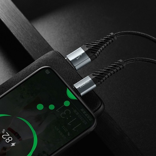 Hoco X38 Cool Charging Data Type-C Black Кабел