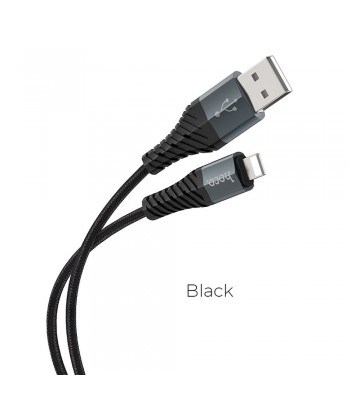 Hoco X38 Cool Charging Data IP Black Кабел