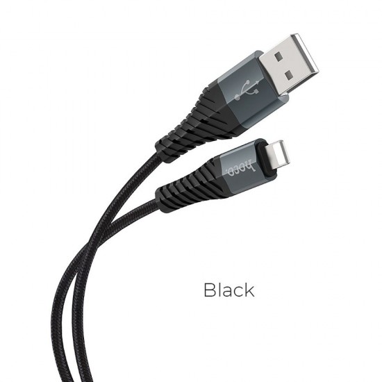 Hoco X38 Cool Charging Data IP Black Кабел