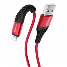 Hoco X38 Cool Charging Data Lightning 1m. Red Кабел