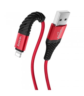 Hoco X38 Cool Charging Data Lightning 1m. Red Кабел