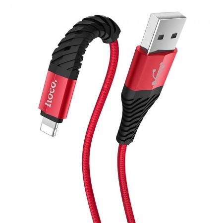 Hoco X38 Cool Charging Data Lightning 1m. Red Кабел