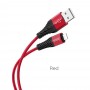 Hoco X38 Cool Charging Data Lightning 1m. Red Кабел