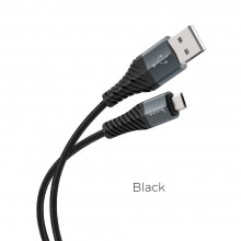 Hoco X38 Cool Charging Data Micro USB Black Кабел