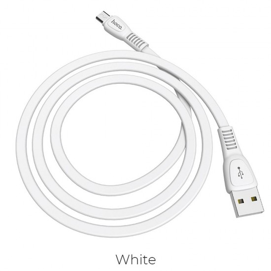 Hoco X40 Noah Charging Data Micro White Кабел