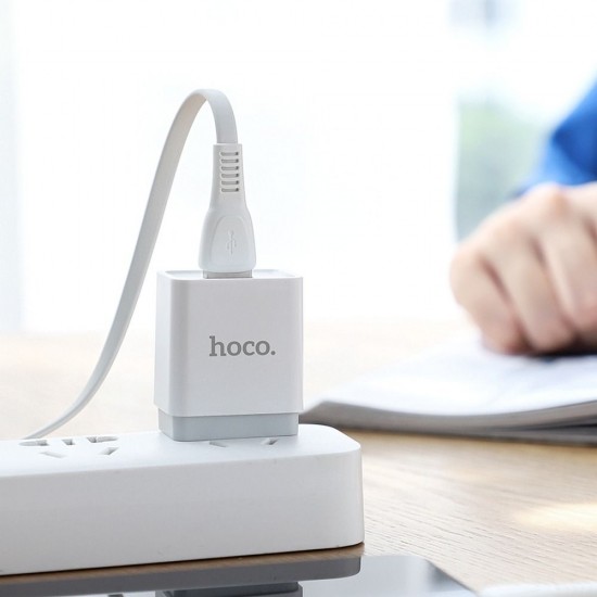 Hoco X40 Noah Charging Data Micro White Кабел