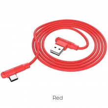 Hoco X46 Pleasure Silicone Charging Data Type-C Red Кабел Hoco X46 Pleasure Silicone Charging Data Type-C Red Кабел