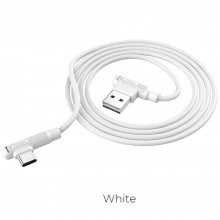 Hoco X46 Pleasure Silicone Charging Data Type-C White Кабел