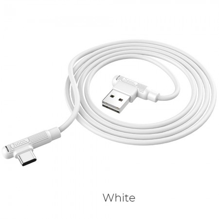 Hoco X46 Pleasure Silicone Charging Data Type-C White Кабел