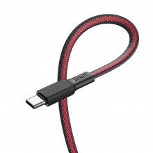 Hoco X69 Jaeger Charging Data Type-C Black/Red Кабел