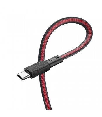 Hoco X69 Jaeger Charging Data Type-C Black/Red Кабел