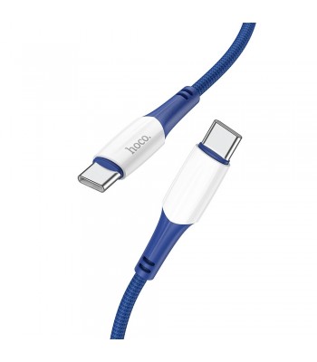 Hoco X70 Ferry 60W Charging Data Type-C / Type-C 1m. Blue Кабел