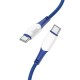 Hoco X70 Ferry 60W Charging Data Type-C / Type-C 1m. Blue Кабел