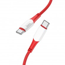 Hoco X70 Ferry 60W Charging Data Type-C / Type-C 1m. Red Кабел Hoco X70 Ferry 60W Charging Data Type-C / Type-C 1m. Red Кабел