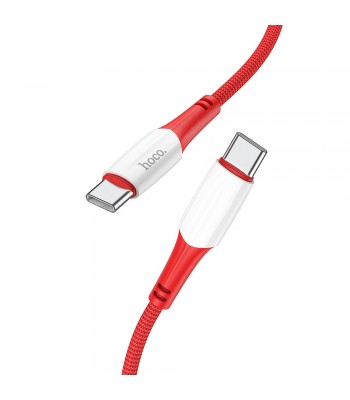 Hoco X70 Ferry 60W Charging Data Type-C / Type-C 1m. Red Кабел