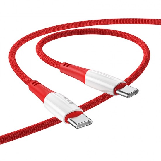 Hoco X70 Ferry 60W Charging Data Type-C / Type-C 1m. Red Кабел