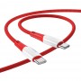 Hoco X70 Ferry 60W Charging Data Type-C / Type-C 1m. Red Кабел Hoco X70 Ferry 60W Charging Data Type-C / Type-C 1m. Red Кабел