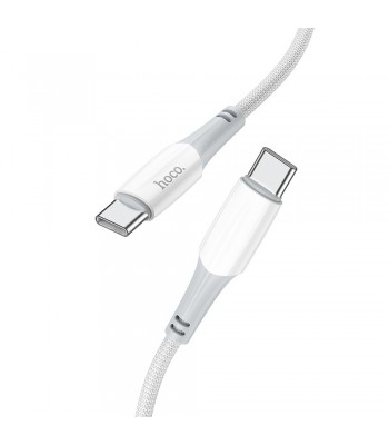 Hoco X70 Ferry 60W Charging Data Type-C / Type-C 1m. White Кабел