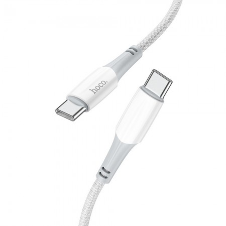 Hoco X70 Ferry 60W Charging Data Type-C / Type-C 1m. White Кабел