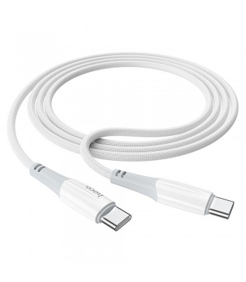 Hoco X70 Ferry 60W Charging Data Type-C / Type-C 1m. White Кабел