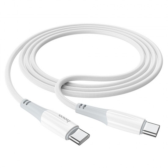 Hoco X70 Ferry 60W Charging Data Type-C / Type-C 1m. White Кабел