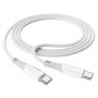 Hoco X70 Ferry 60W Charging Data Type-C / Type-C 1m. White Кабел Hoco X70 Ferry 60W Charging Data Type-C / Type-C 1m. White Кабел