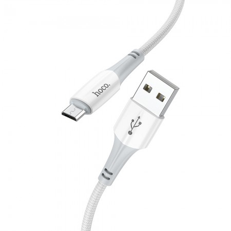 Hoco X70 Ferry Charging Data USB / Micro USB 1m. White Кабел
