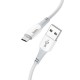 Hoco X70 Ferry Charging Data USB / Micro USB 1m. White Кабел