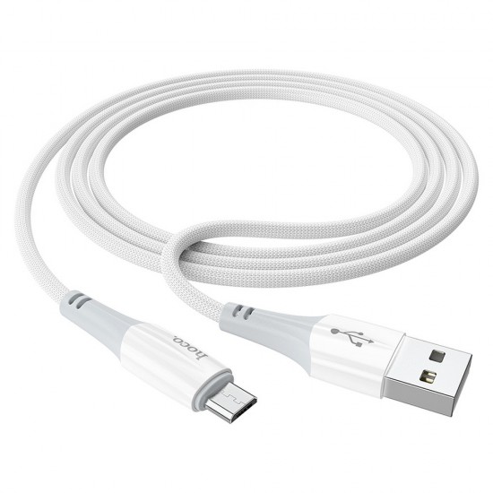 Hoco X70 Ferry Charging Data USB / Micro USB 1m. White Кабел