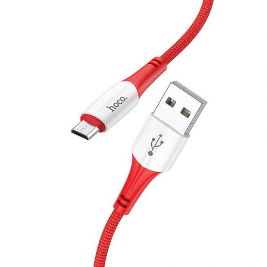Hoco X70 Ferry Charging Data USB / Micro USB 1m. Red Кабел