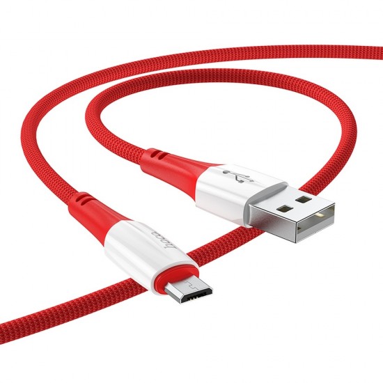 Hoco X70 Ferry Charging Data USB / Micro USB 1m. Red Кабел