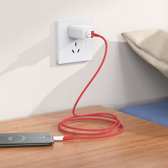 Hoco X70 Ferry Charging Data USB / Micro USB 1m. Red Кабел