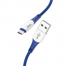 Hoco X70 Ferry Charging Data USB / Micro USB 1m. Blue Кабел Hoco X70 Ferry Charging Data USB / Micro USB 1m. Blue Кабел