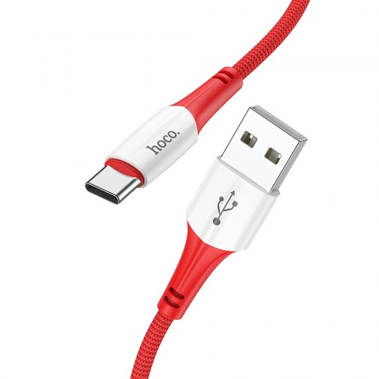Hoco X70 Ferry Charging Data USB / Type-C 1m. Red Кабел