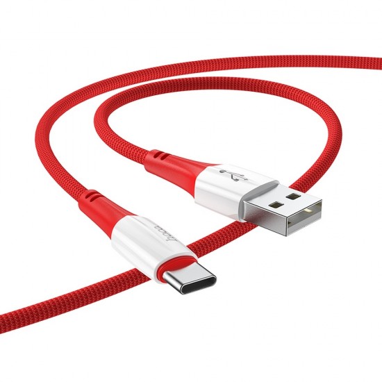 Hoco X70 Ferry Charging Data USB / Type-C 1m. Red Кабел