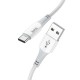 Hoco X70 Ferry Charging Data USB / Type-C 1m. White Кабел