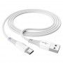 Hoco X70 Ferry Charging Data USB / Type-C 1m. White Кабел Hoco X70 Ferry Charging Data USB / Type-C 1m. White Кабел