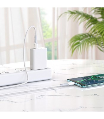 Hoco X70 Ferry Charging Data USB / Type-C 1m. White Кабел