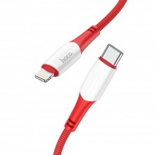 Hoco X70 Ferry PD Charging Data Type-C / IP 1m. Red Кабел Hoco X70 Ferry PD Charging Data Type-C / IP 1m. Red Кабел