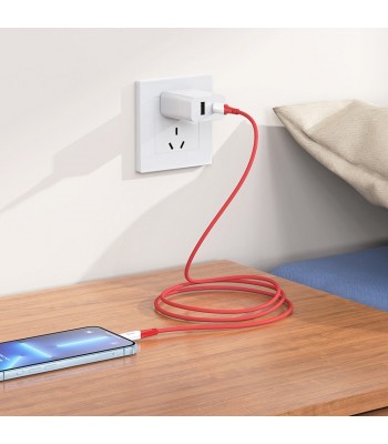 Hoco X70 Ferry PD Charging Data Type-C / IP 1m. Red Кабел