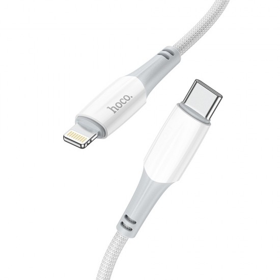 Hoco X70 Ferry PD Charging Data Type-C / IP 1m. White Кабел