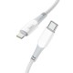 Hoco X70 Ferry PD Charging Data Type-C / IP 1m. White Кабел