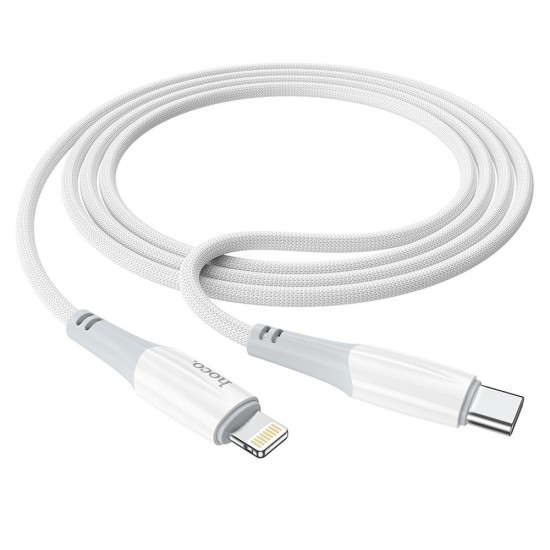 Hoco X70 Ferry PD Charging Data Type-C / IP 1m. White Кабел